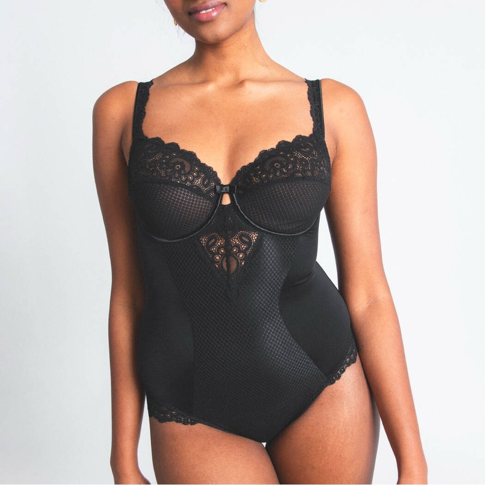 MAISON LEJABY Gaby bodysuit 38C NWT black - Picture 2 of 15
